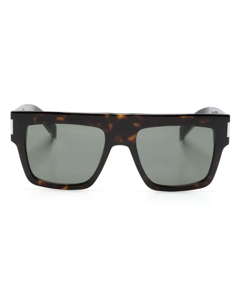 Saint Laurent Sonnenbrille mit Wellington-Gestell - Braun Braun