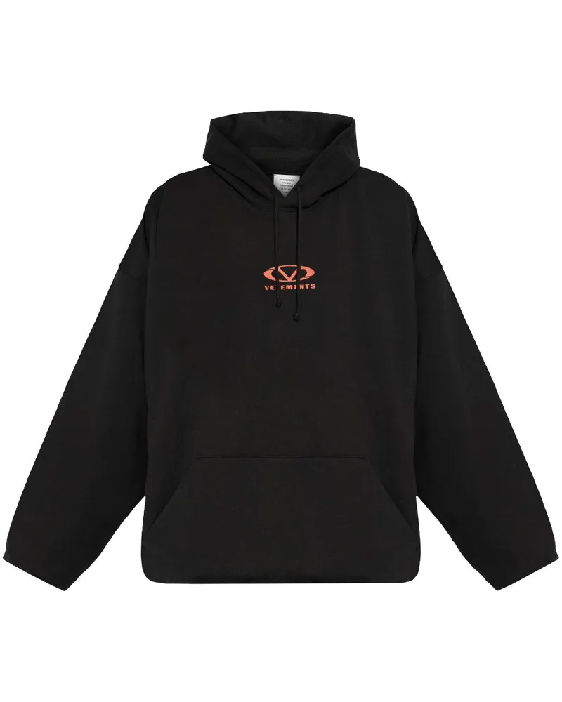 VETEMENTS Sweatshirt mit Logo - Schwarz Schwarz