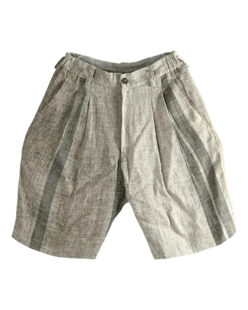 Ziggy Chen pleated shorts - Nude Nude