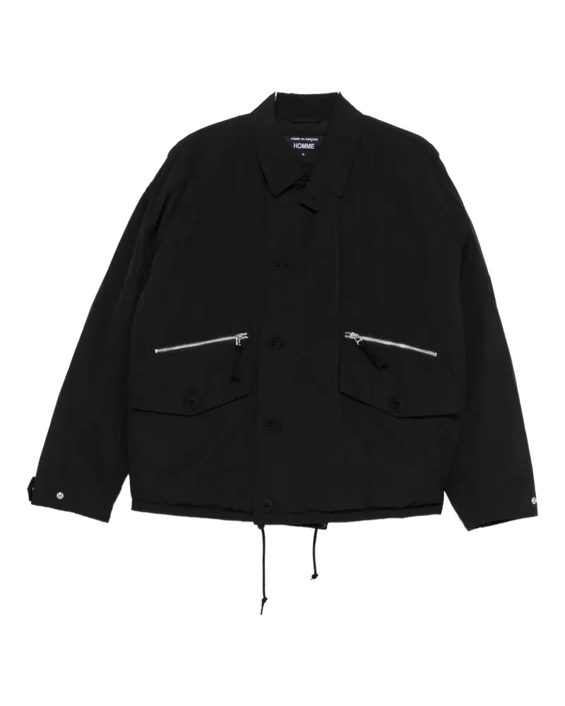 Comme des Garçons zip-pocket puffer jacket - Schwarz Schwarz