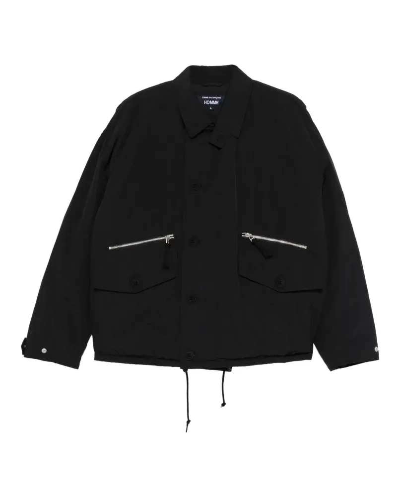 Comme des Garçons zip-pocket puffer jacket - Schwarz Schwarz