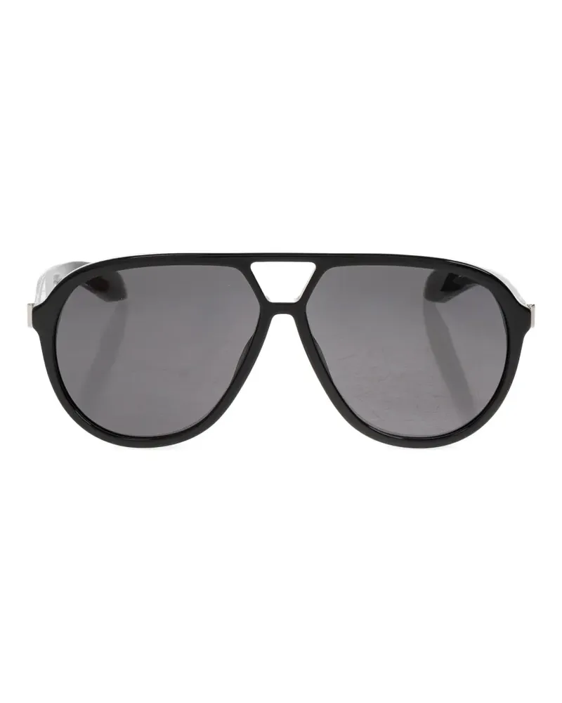 Alexander McQueen Getönte Pilotenbrille - Schwarz Schwarz
