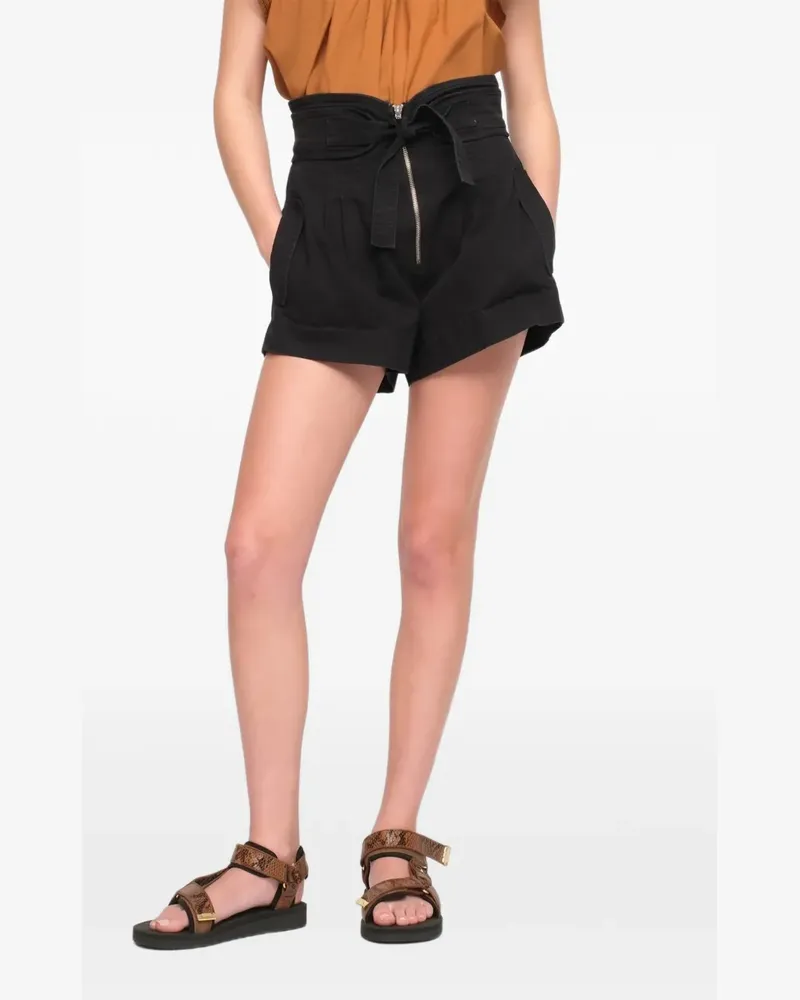 Sea Suri belted mini shorts - Schwarz Schwarz