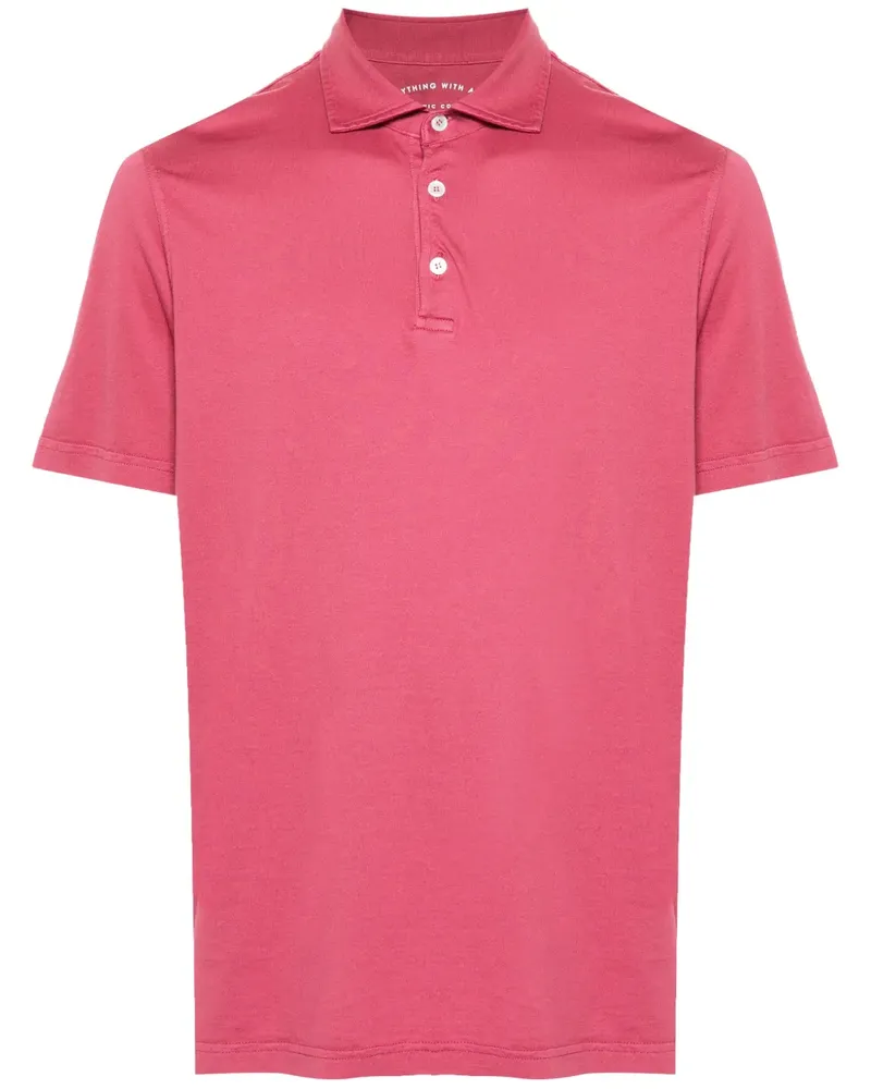 Fedeli Zero Poloshirt aus Jersey - Rot Rot