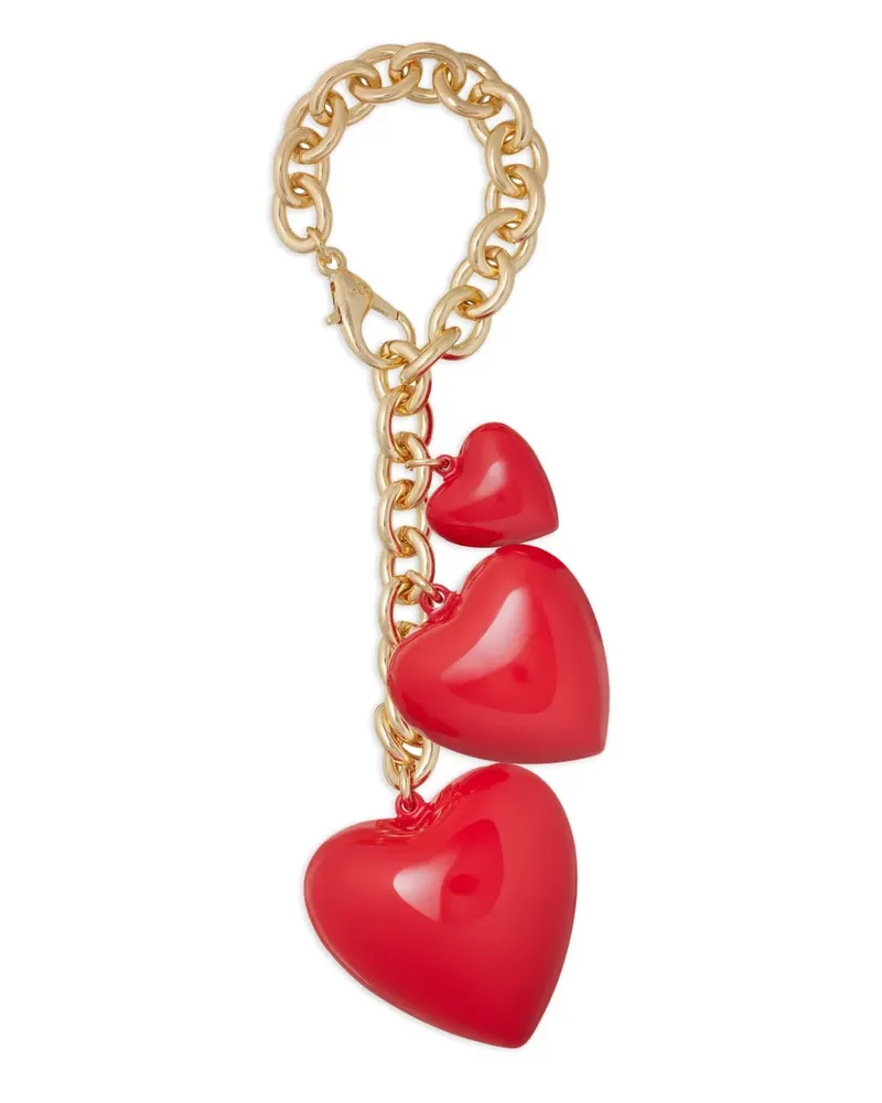 Roxanne Assoulin The Puffy Triple Heart Taschenanhänger - Gold Gold