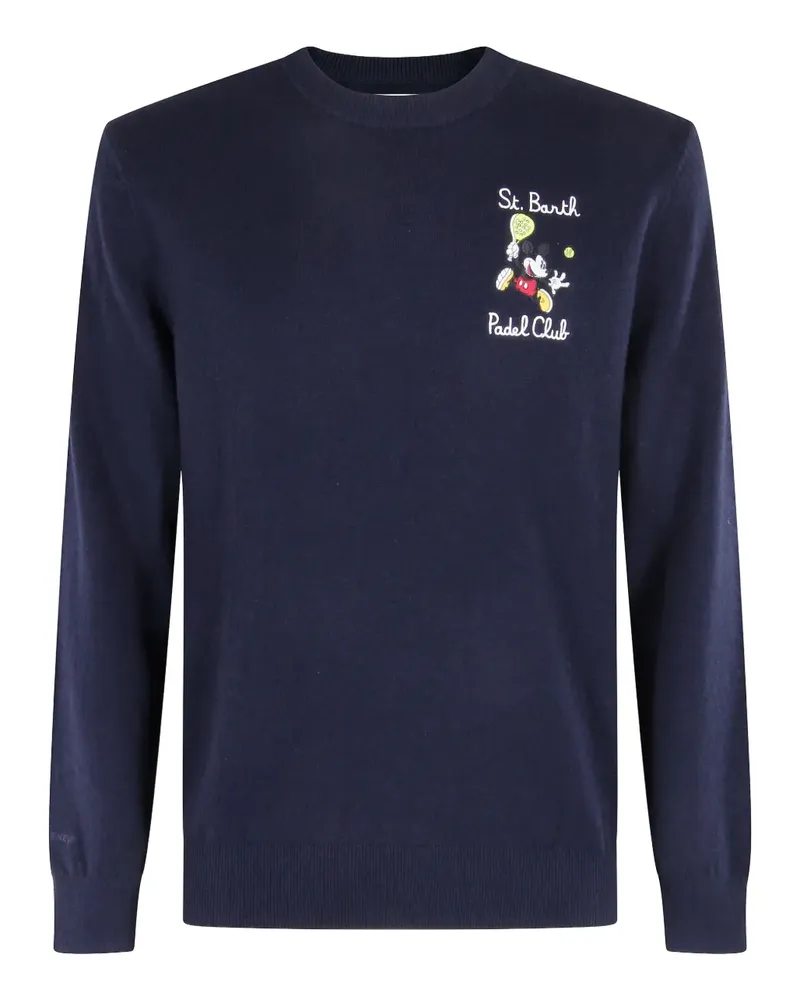 MC2 Saint Barth x Disney Heron Pullover mit Print - Blau Blau
