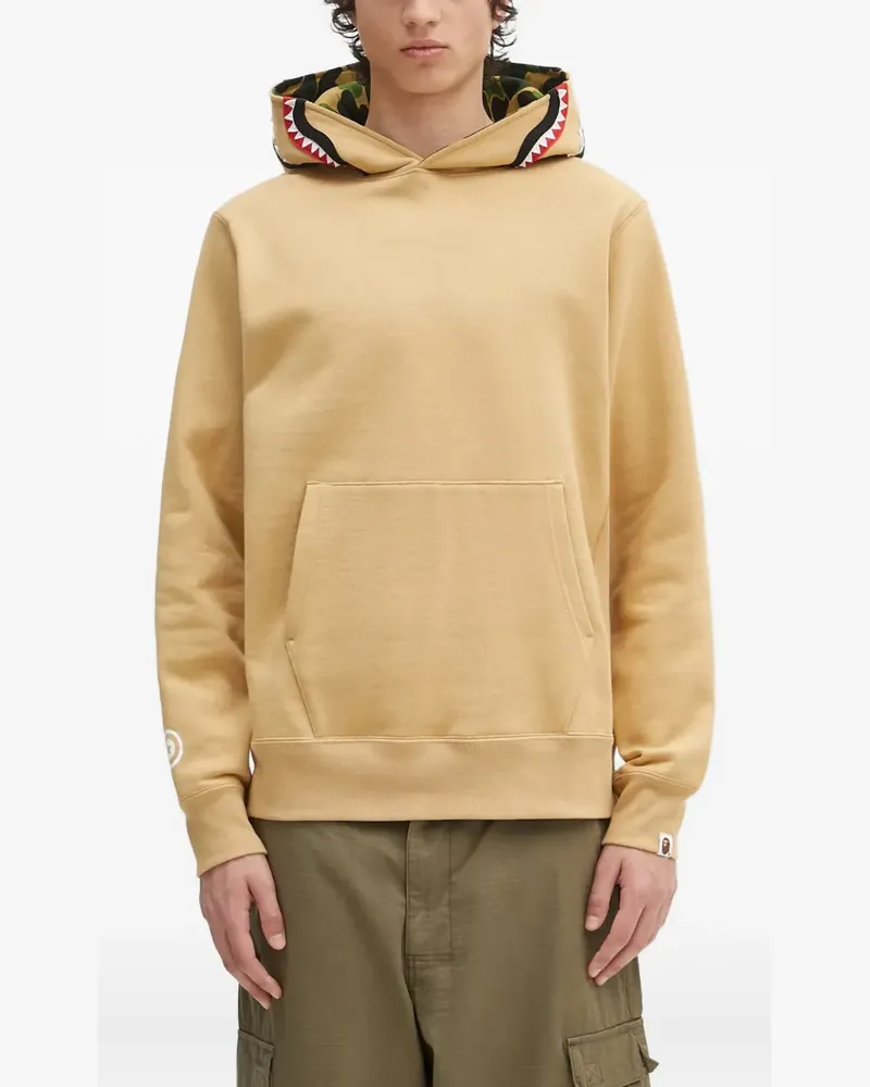 BAPE Hoodie mit Haimotiv - Nude Nude