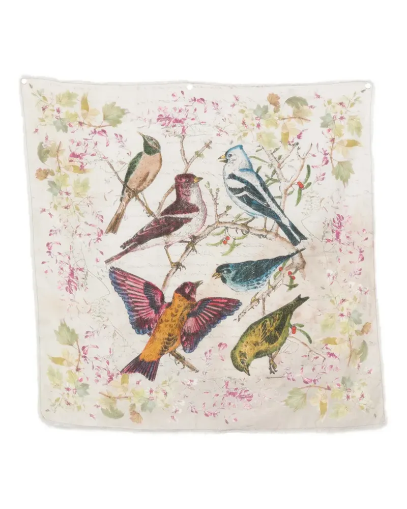 Faliero Sarti Primavera floral scarf - Nude Nude