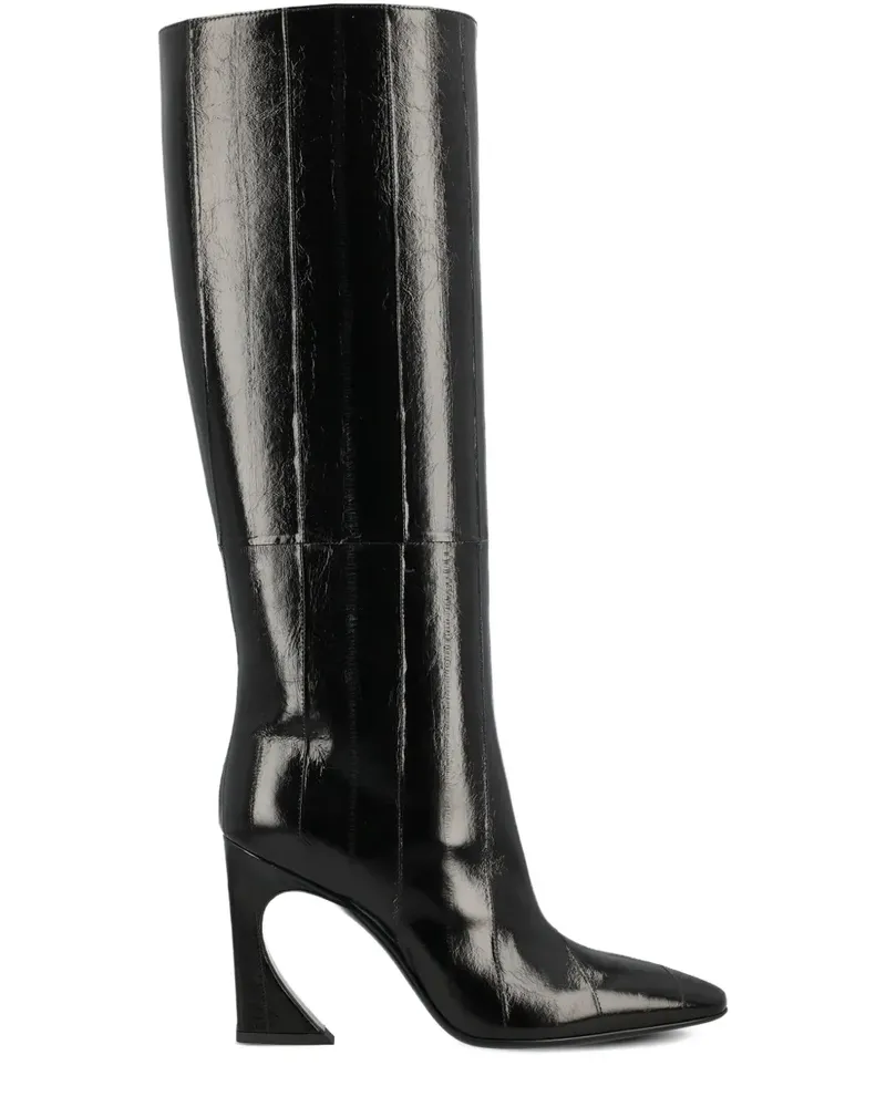 Fendi 95mm Arco panelled knee-high boots - Schwarz Schwarz