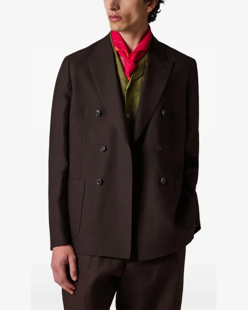 Paul Smith Doppelreihiges Sakko - Braun Braun