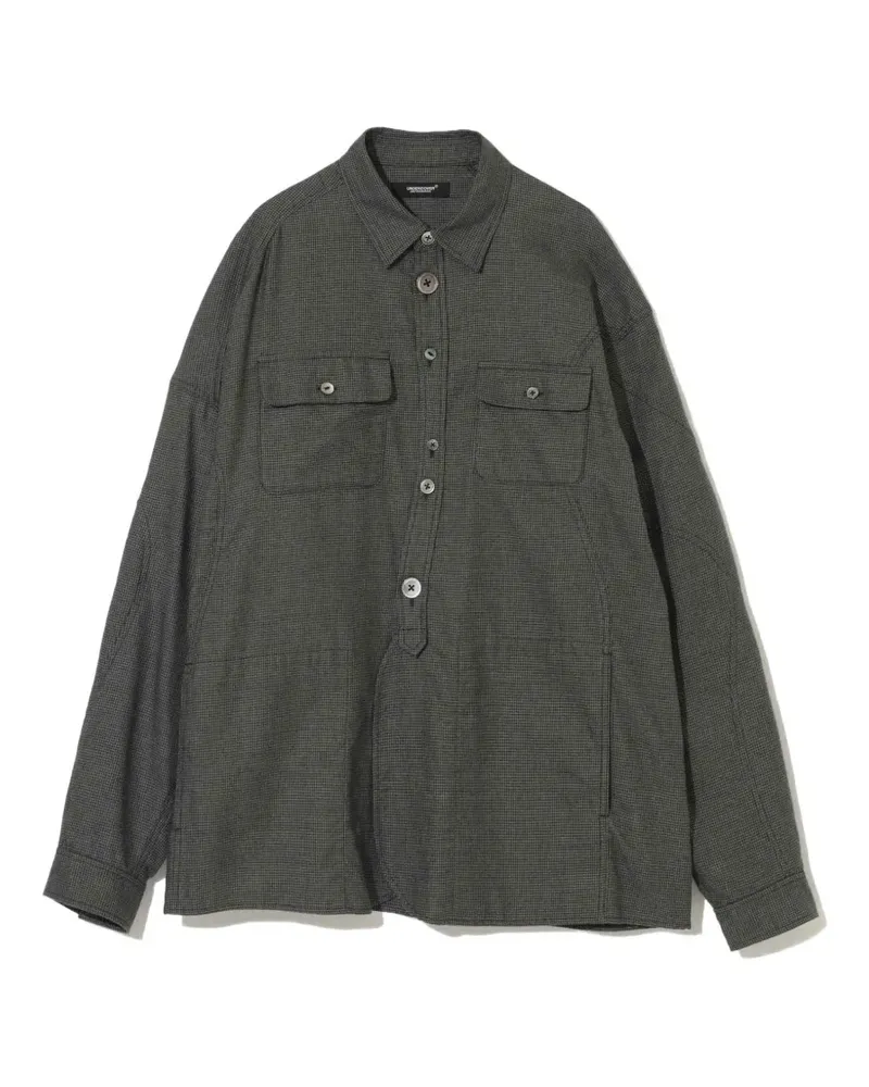 Undercover check-pattern shirt - Grau Grau