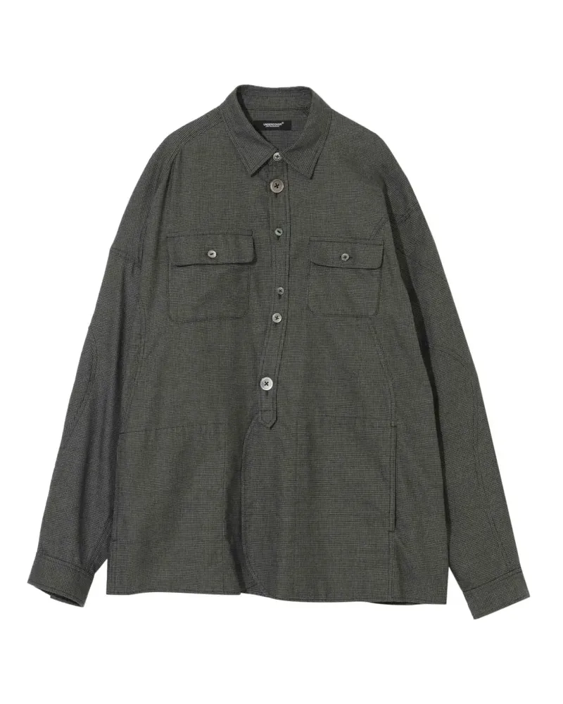 Undercover check-pattern shirt - Grau Grau