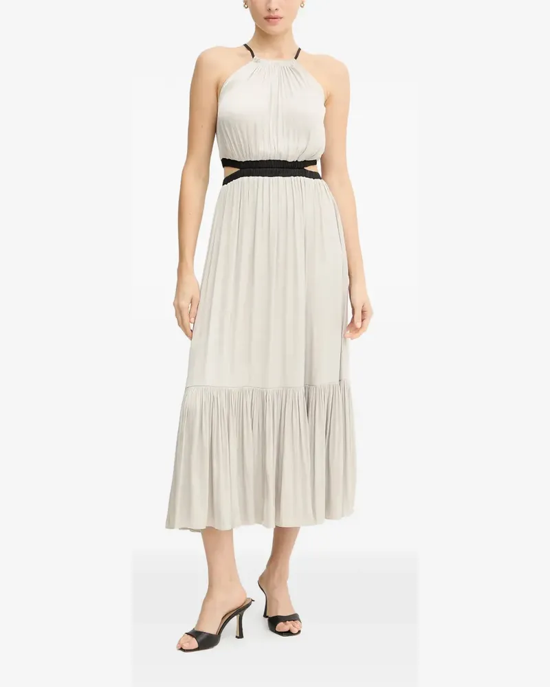 Morgan cut-out midi dress - Grau Grau