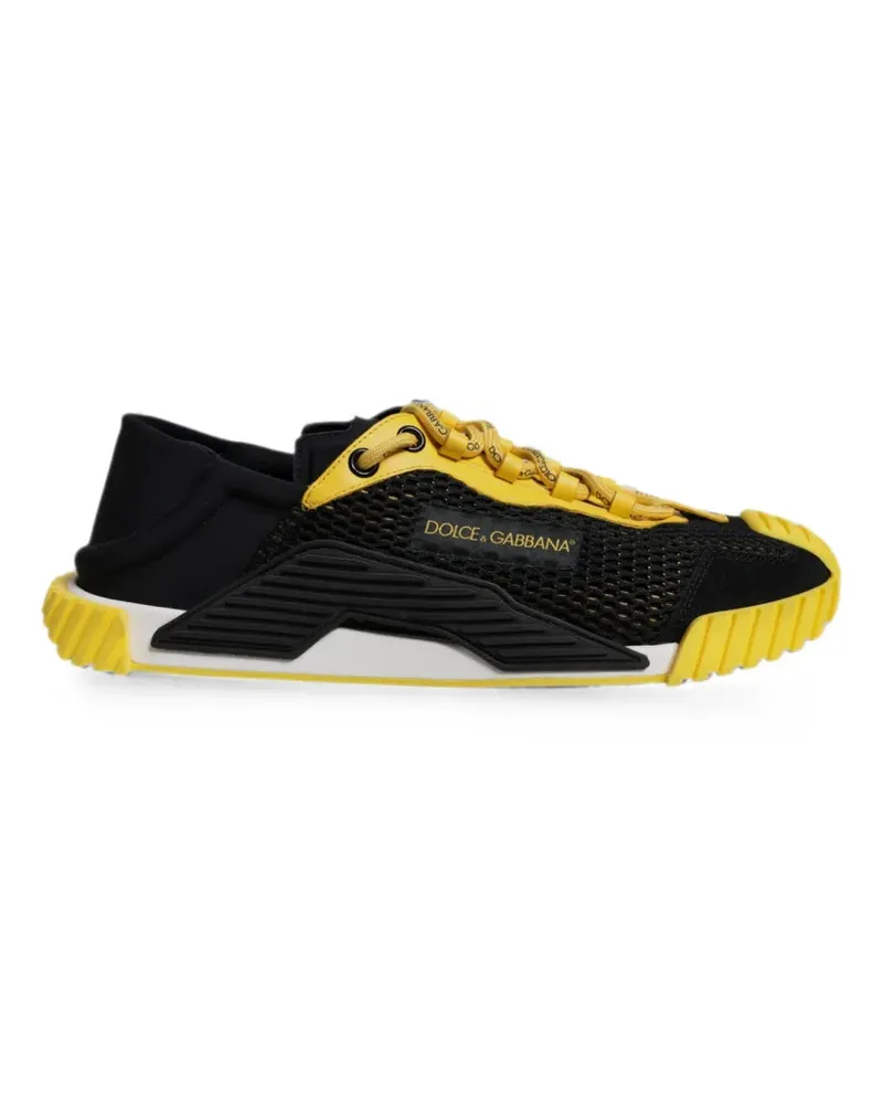 Dolce & Gabbana NS1 Sneakers mit Mesh-Einsatz - Schwarz Schwarz