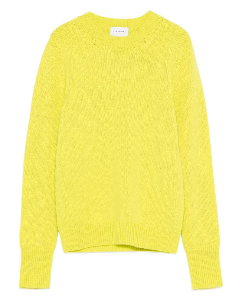 Scaglione Rollkragenpullover aus Merinowolle - Gelb Gelb