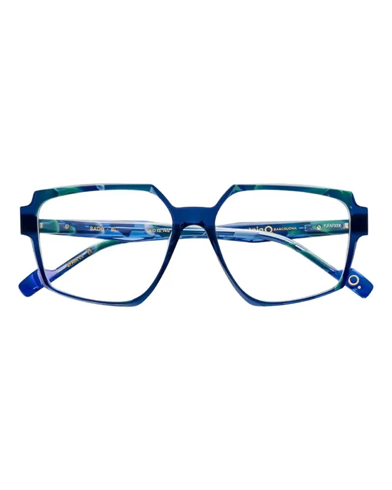 Etnia Barcelona Badu Brille mit geometrischem Gestell - Blau Blau