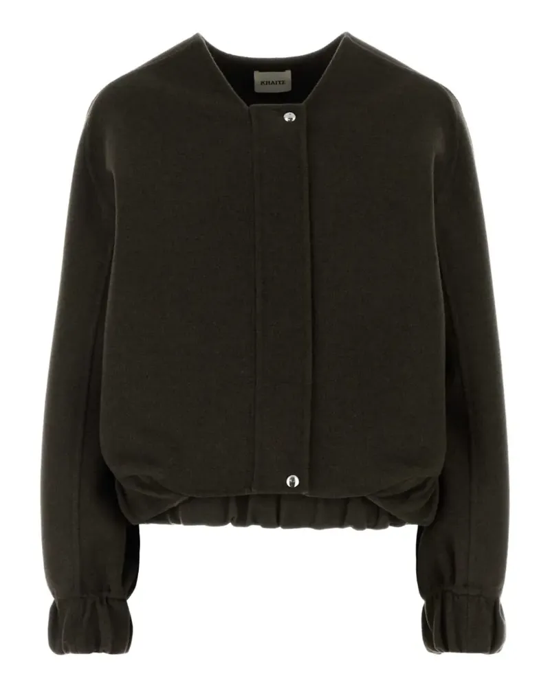 KHAITE Cordan Jacke mit elastischem Saum - Grün Grün