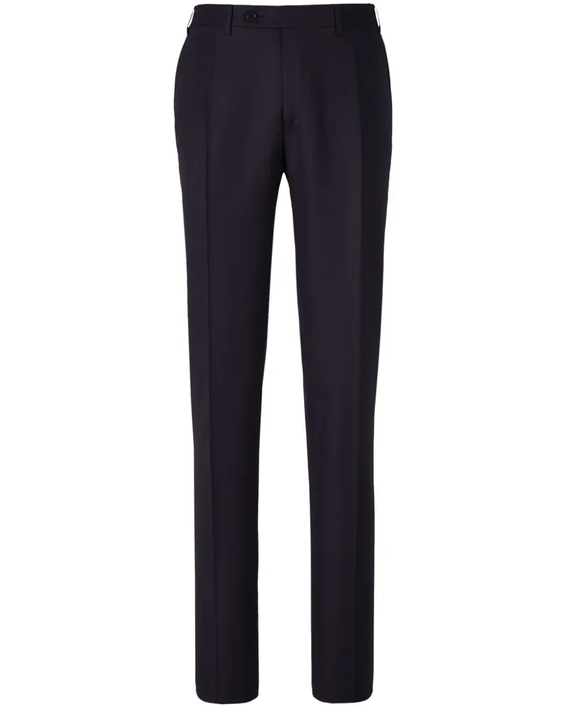 Canali Klassische Hose - Blau Blau