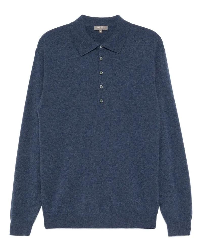 N.Peal Greenwich Poloshirt - Blau Blau