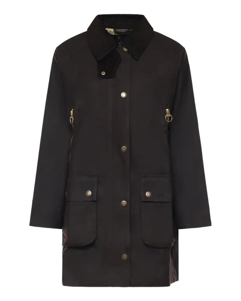 Barbour single-breasted coat - Braun Braun