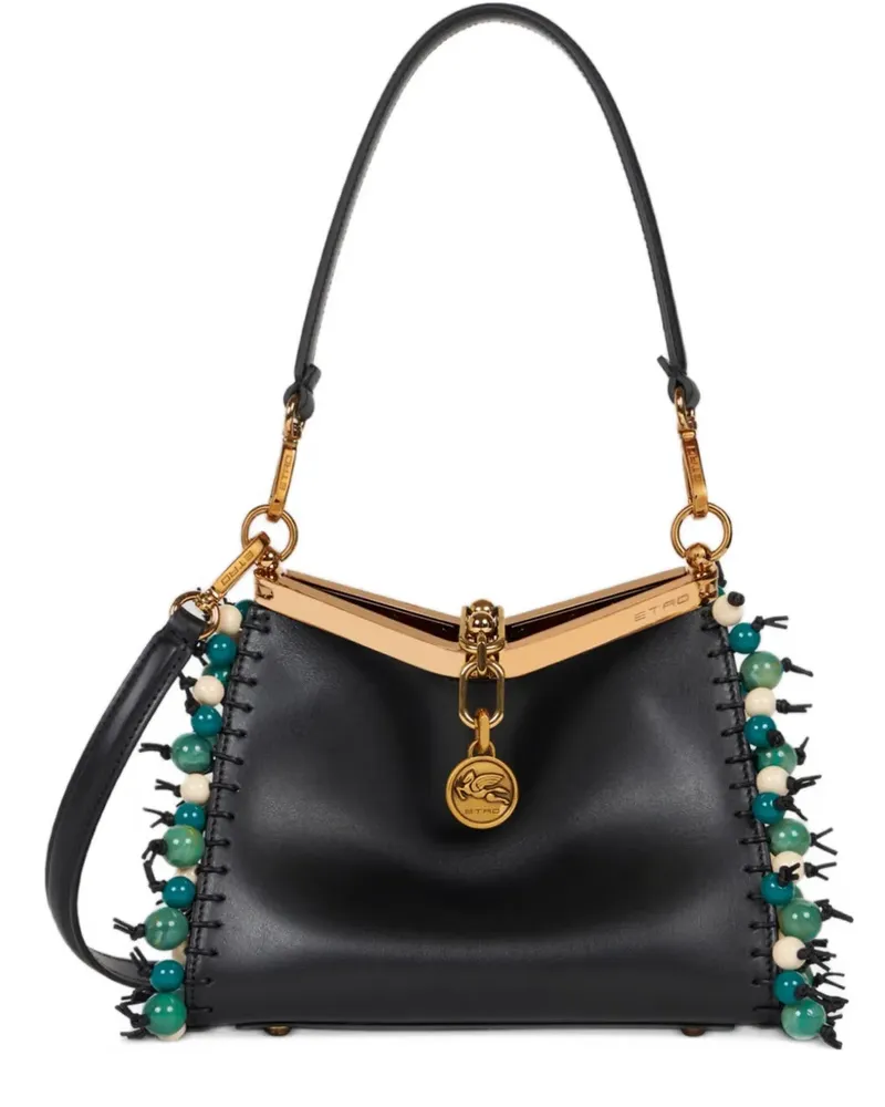 Etro Kleine Vela Schultertasche - Schwarz Schwarz