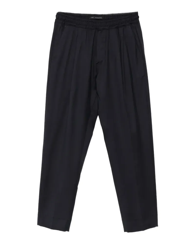 Low Brand Tokyo elasticated-waistband tailored trousers - Blau Blau