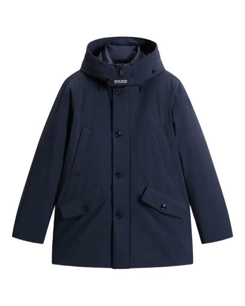 Woolrich Stretch-Parka mit Kapuze - Blau Blau