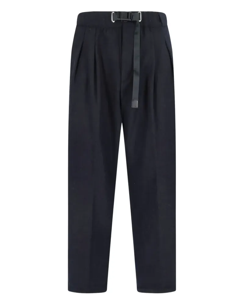 PLAN C Belted trousers - Blau Blau