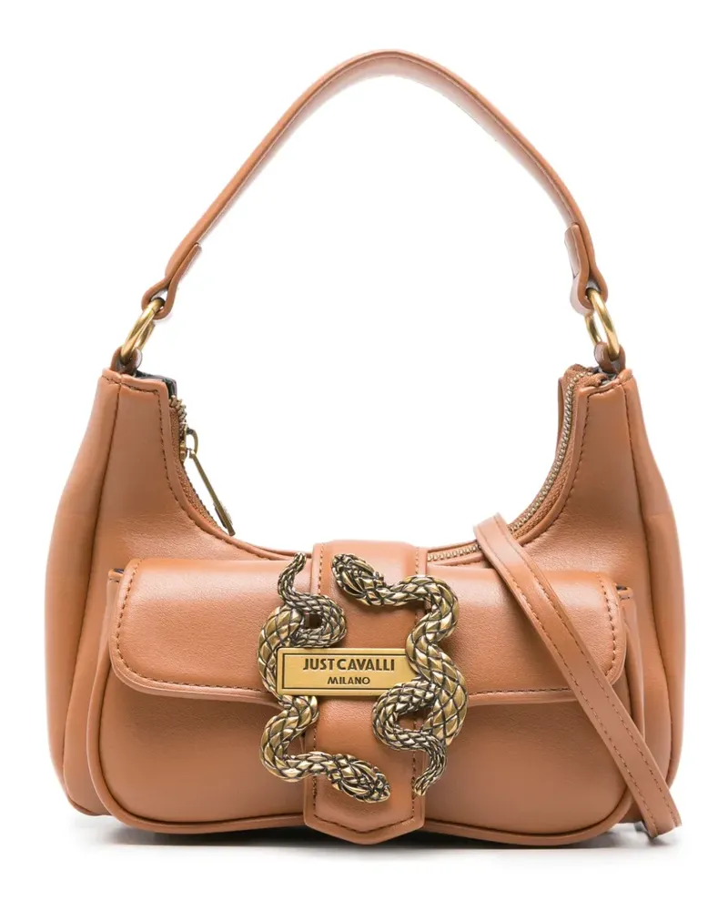 Just Cavalli Iconic Snakes Tote Bag - Braun Braun