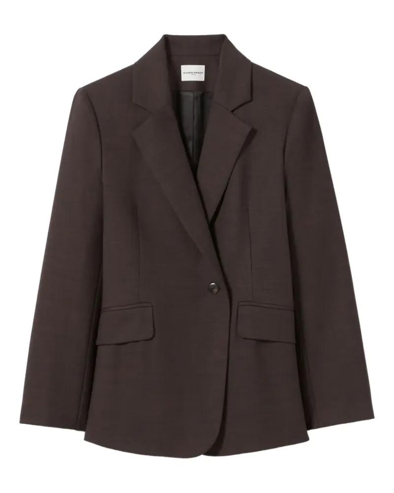 Claudie Pierlot Einreihiges Sakko - Braun Braun