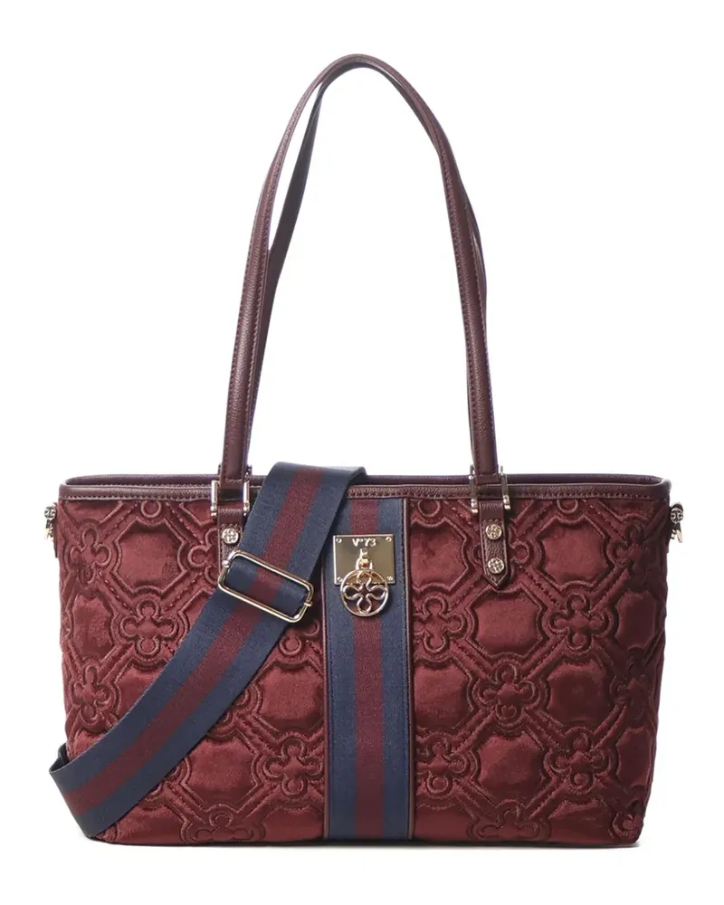 V°73 Cate Tote Bag mit gestepptem Effekt - Rot Rot
