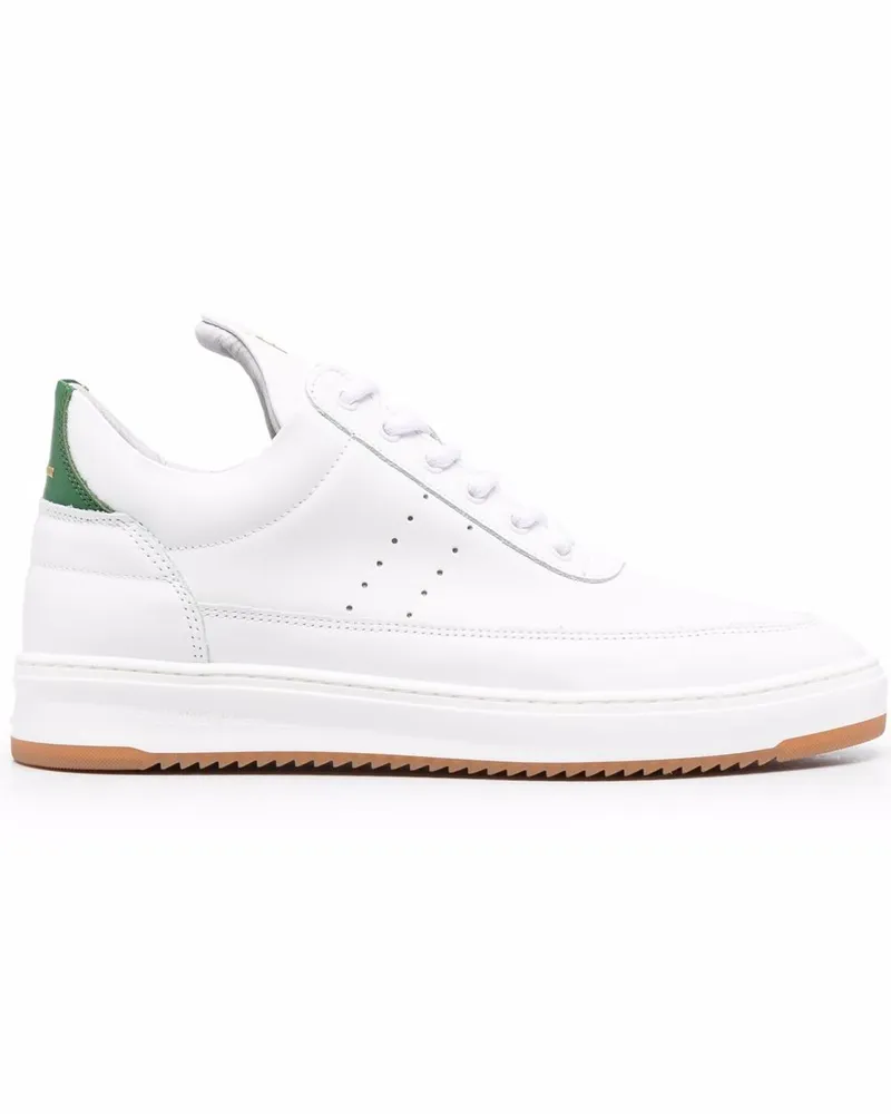 Filling Pieces Sneakers mit Logo-Ferse - Weiß Weiß