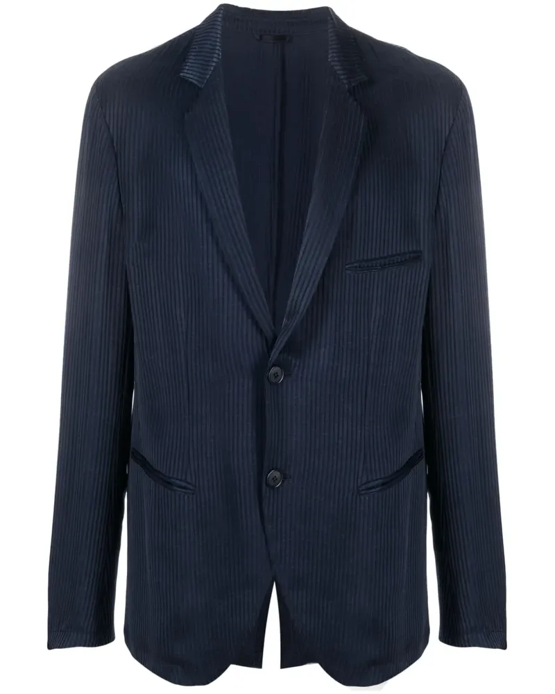 Giorgio Armani Gestreiftes Sakko - Blau Blau