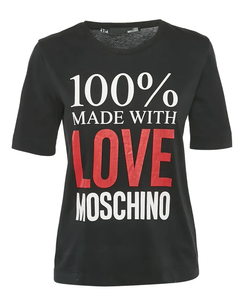 Moschino printed T-shirt - Schwarz Schwarz