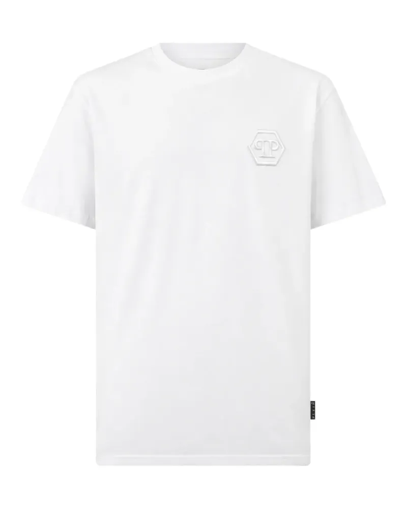 Philipp Plein T-Shirt mit Rundhalsausschnitt - Weiß Weiß