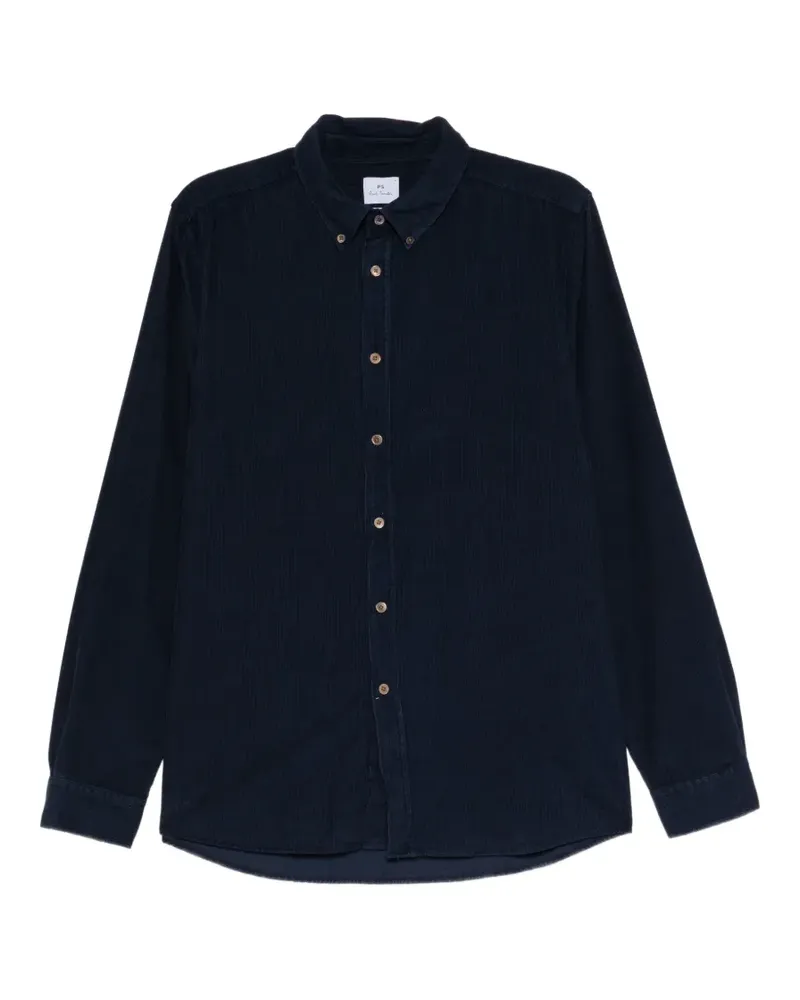 Paul Smith Klassisches Cordhemd - Blau Blau
