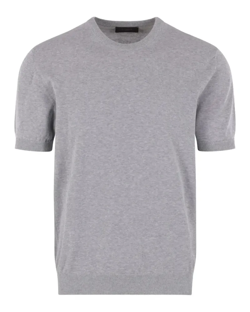 Zanone T-Shirt mit Rundhalsausschnitt - Grau Grau