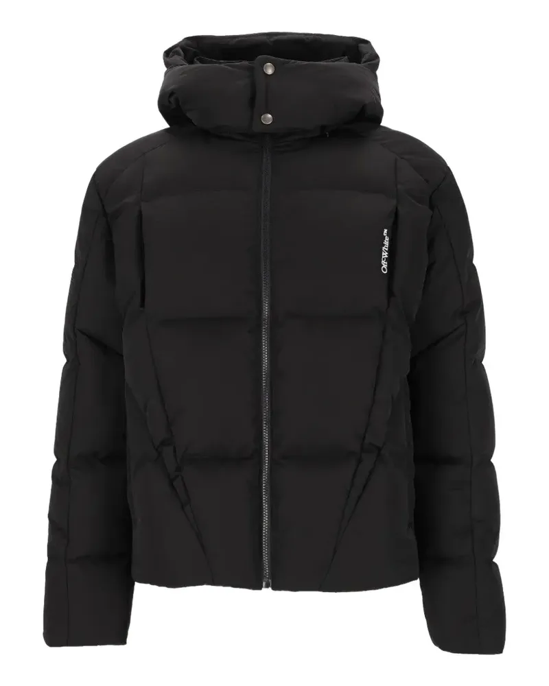 OFF-WHITE Wattierte Bookish Jacke - Schwarz Schwarz