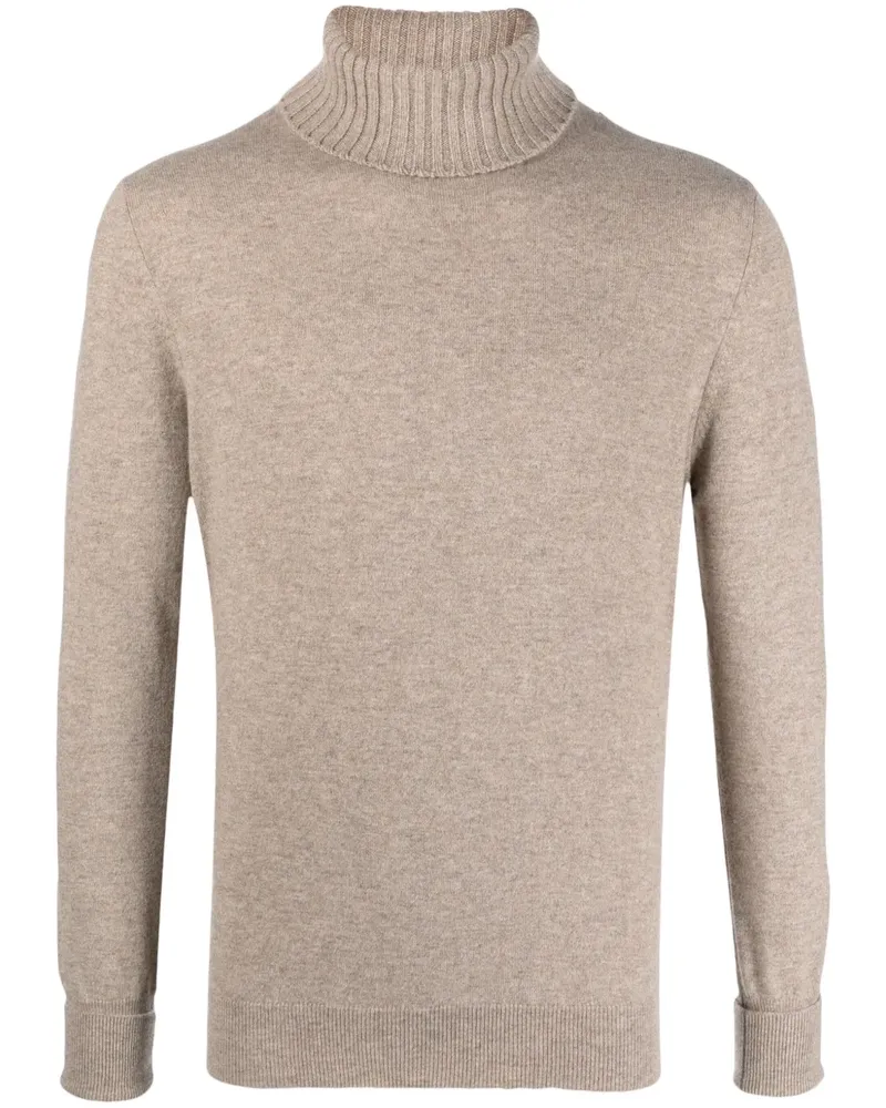 Ballantyne Kaschmirpullover mit Rollkragen - Nude Nude