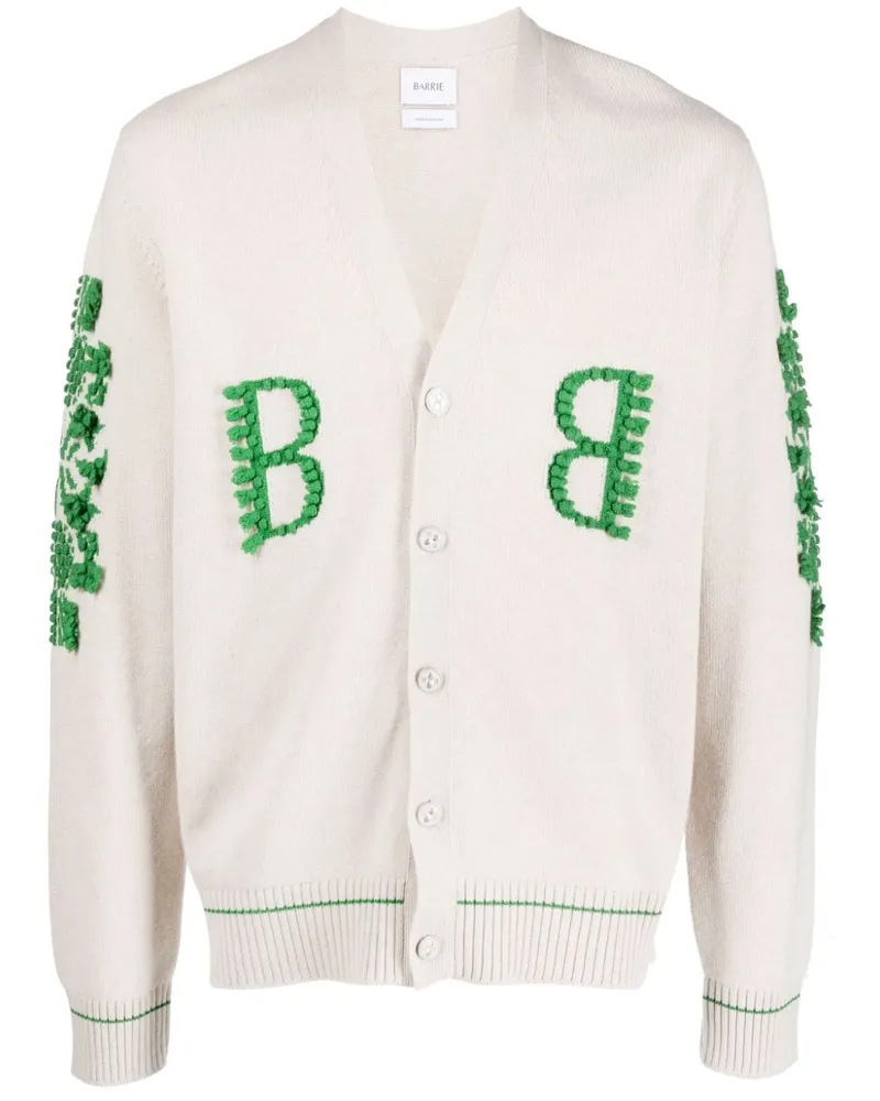 Barrie Kaschmircardigan mit 3D-Strickdetail - Nude Nude