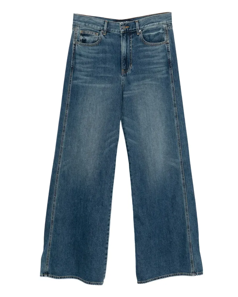Veronica Beard Kasey Wide-Leg-Jeans - Blau Blau