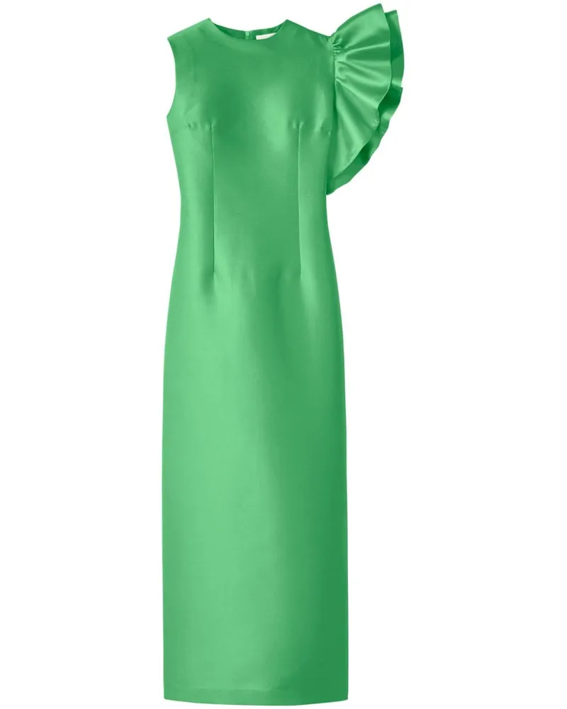 DESTREE Franz Midikleid mit Rüschendetail - Grün Grün