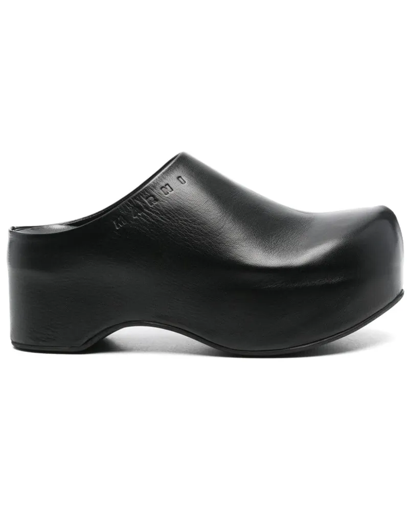 Marni Sabot Clogs 75mm Schwarz