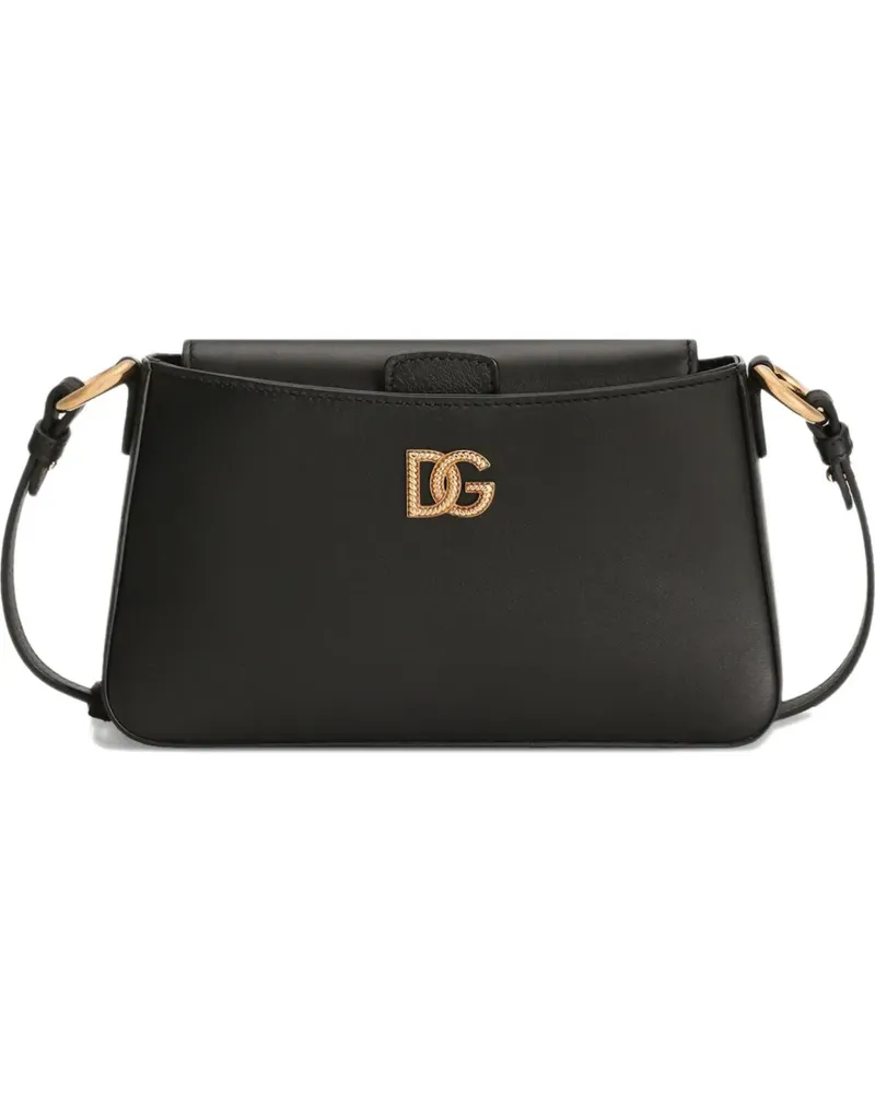 Dolce & Gabbana leather shoulder bag - Schwarz Schwarz