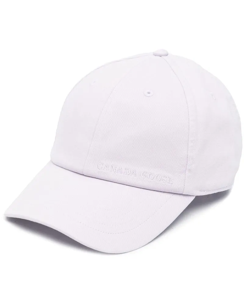 Canada Goose Baseballkappe mit Logo-Stickerei - Violett Violett