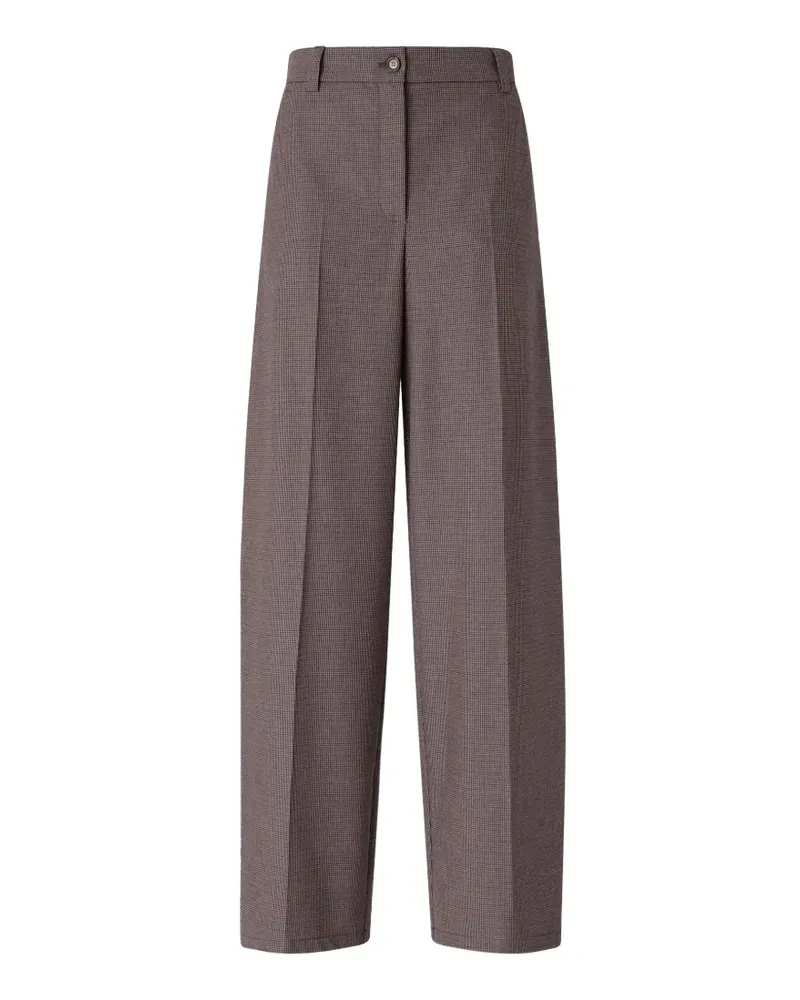Pinko Hose mit weitem Bein - Braun Braun