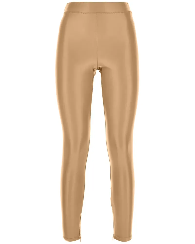 Michael Kors Leggings aus Faux-Leder - Braun Braun