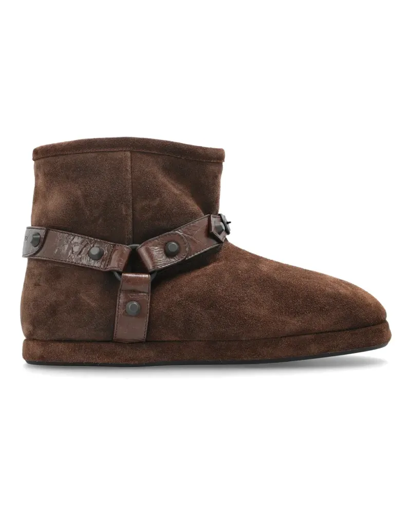 Balenciaga Harness-Stiefel mit Nieten - Braun Braun