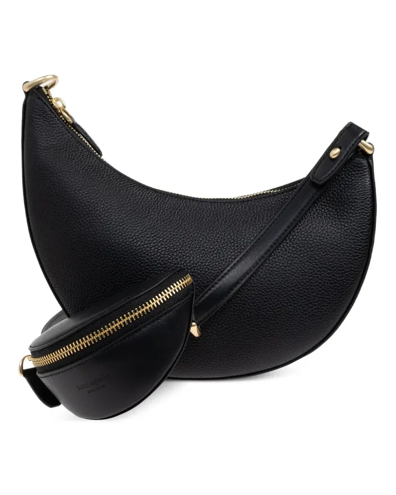 Kate Spade Duo Schultertasche mit Reißverschluss - Schwarz Schwarz
