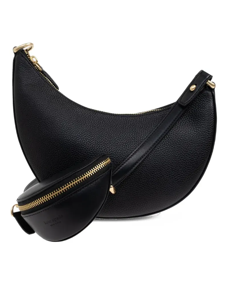 Kate Spade Duo Schultertasche mit Reißverschluss - Schwarz Schwarz